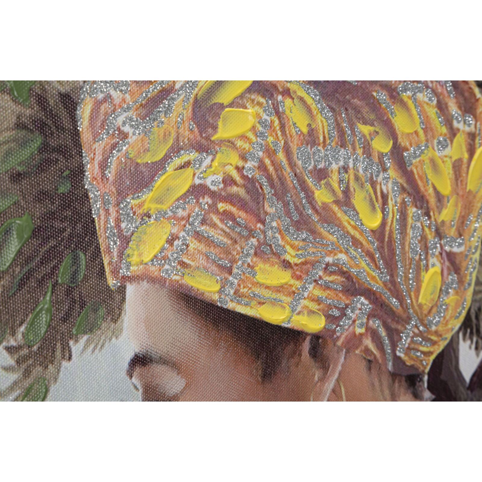 DIPINTO SU TELA KENDA ORIZZONTALE CM 120X3X90