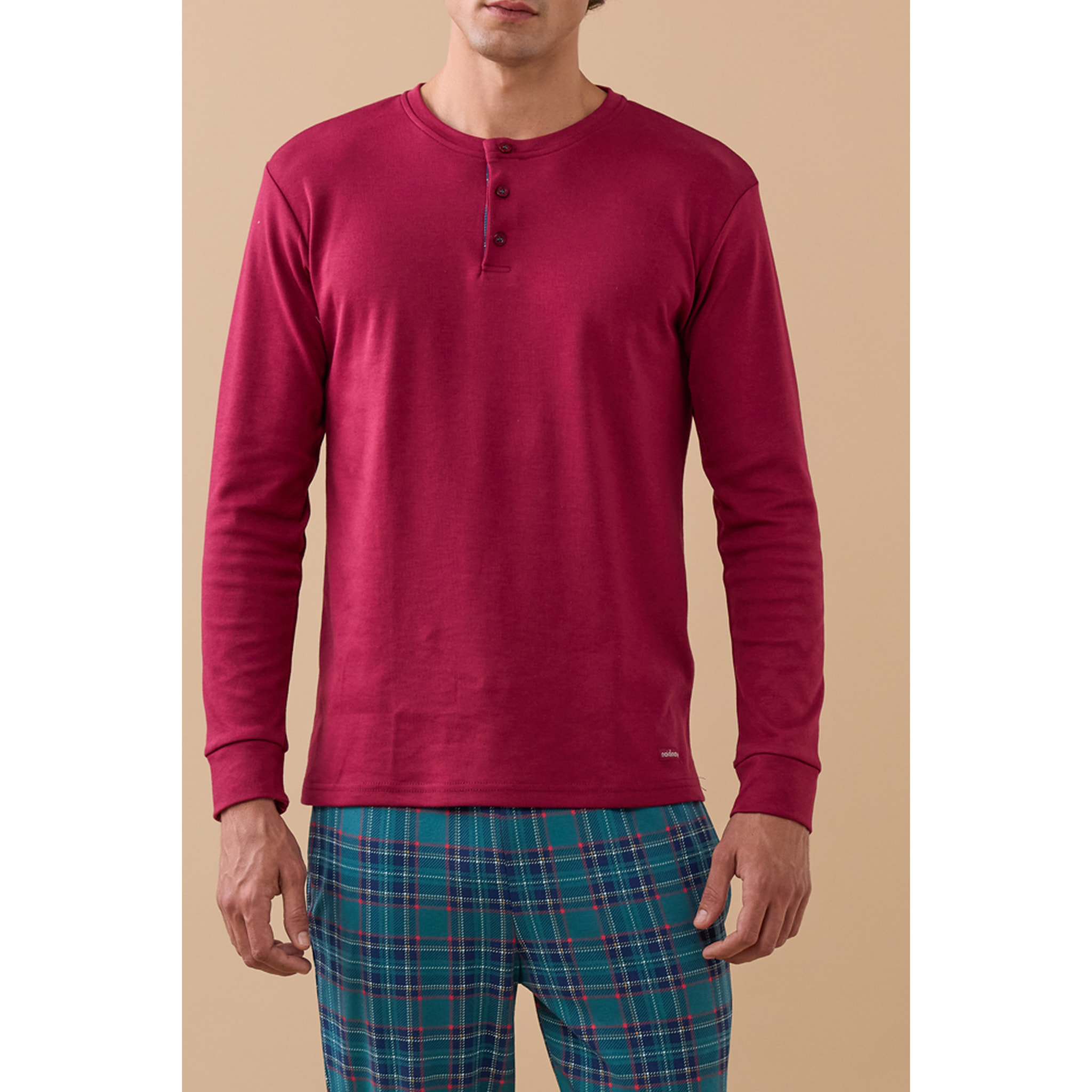 Pigiama uomo caldo cotone articolo tartan. Noidinotte