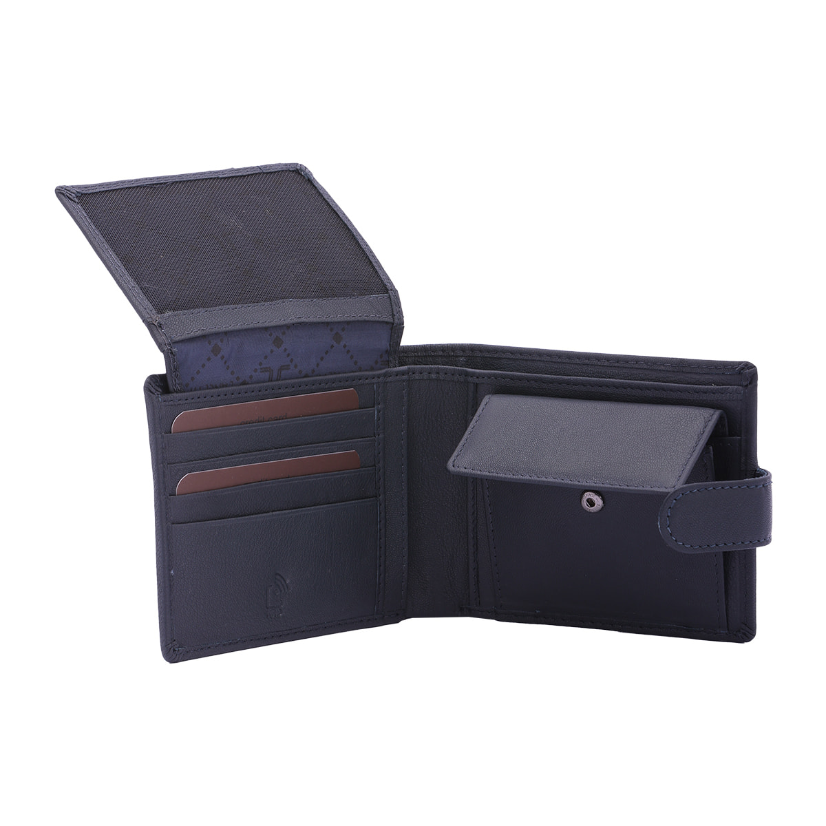 Portafoglio  da uomo In Vera pelle Made in Italy 9,5x12x2,5 cm