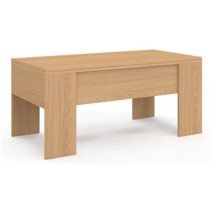 Table basse Albane avec plateau relevable et dépliant