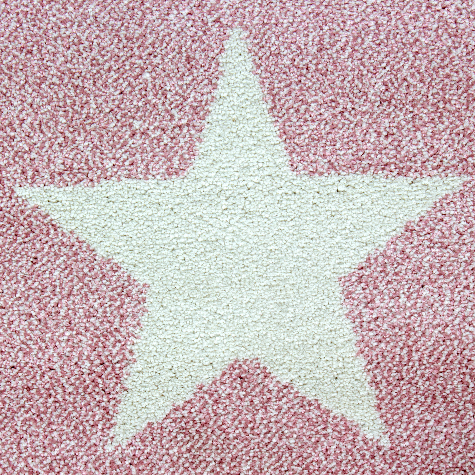 KIDS - Tapis enfant rond à motif rose - KID0620ROS