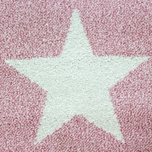 KIDS - Tapis enfant rond à motif rose - KID0620ROS