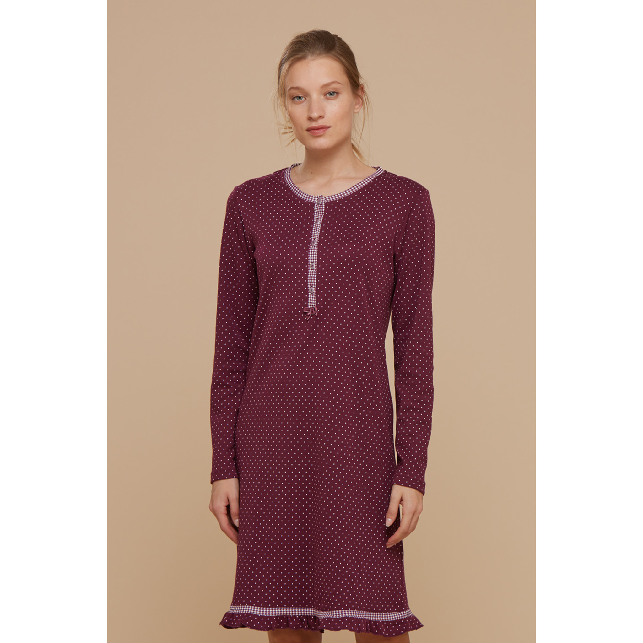 Camicia da notte caldo cotone rain Noidinotte