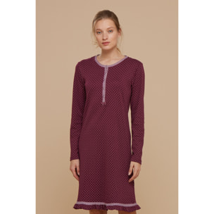 Camicia da notte caldo cotone rain Noidinotte