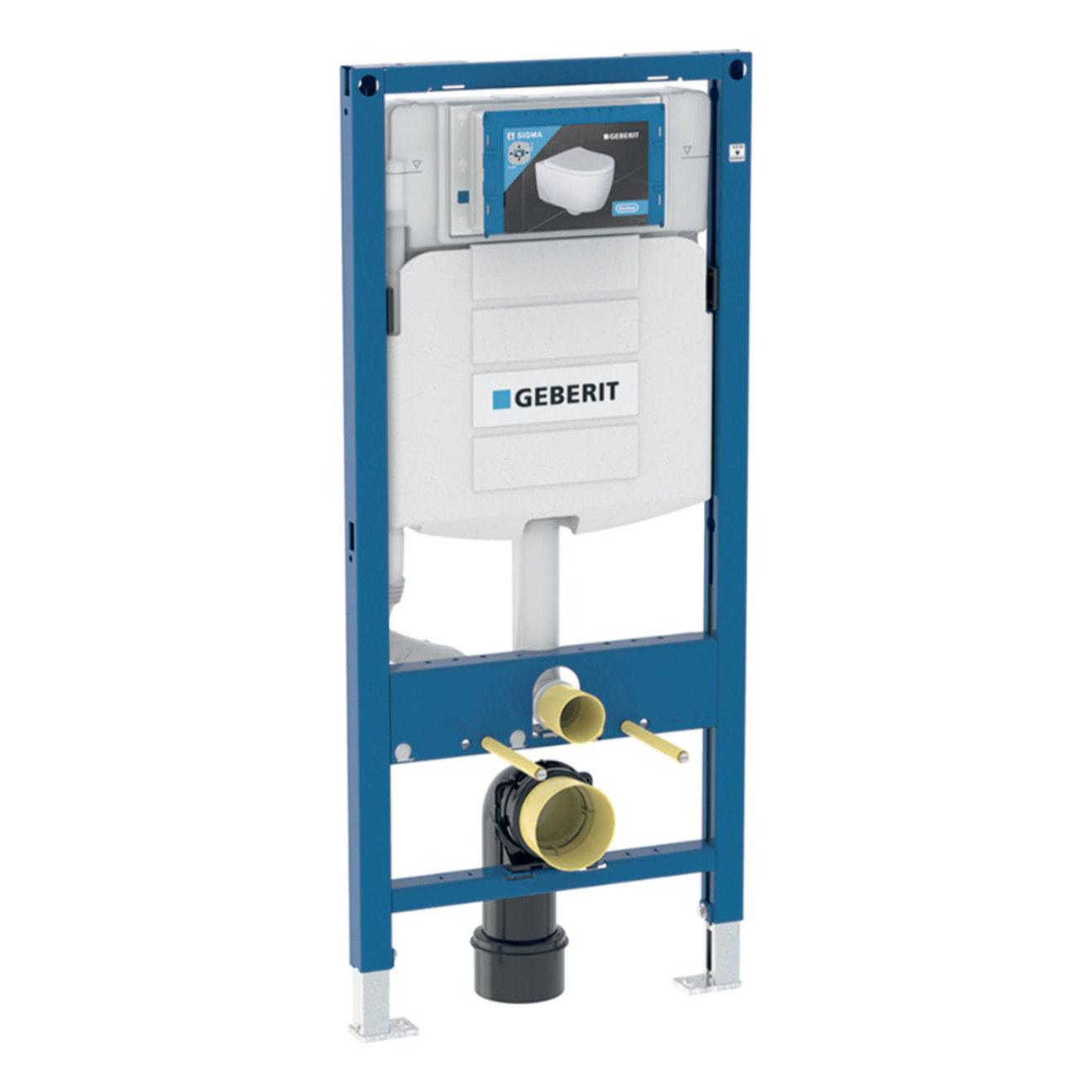 Duofix pack WC bâti-support + WC suspendu sans bride Ceramia PixL avec abattant SoftClose + plaque (GECEPXWT04-FR)