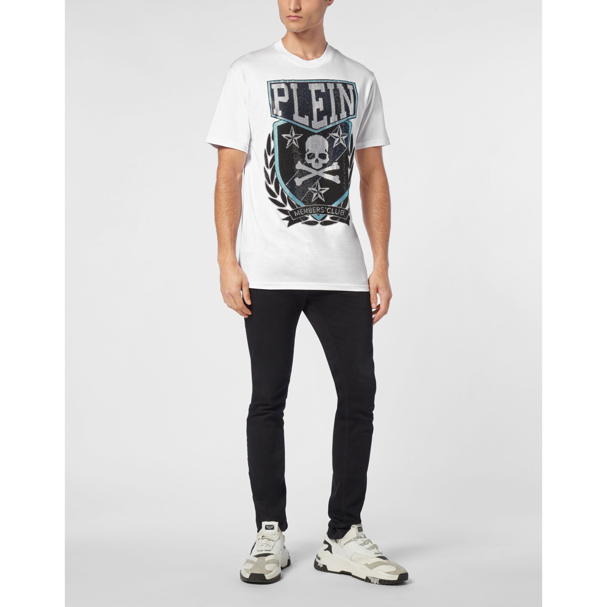 PHILIPP PLEIN Maglietta a girocollo SKULL&BONES