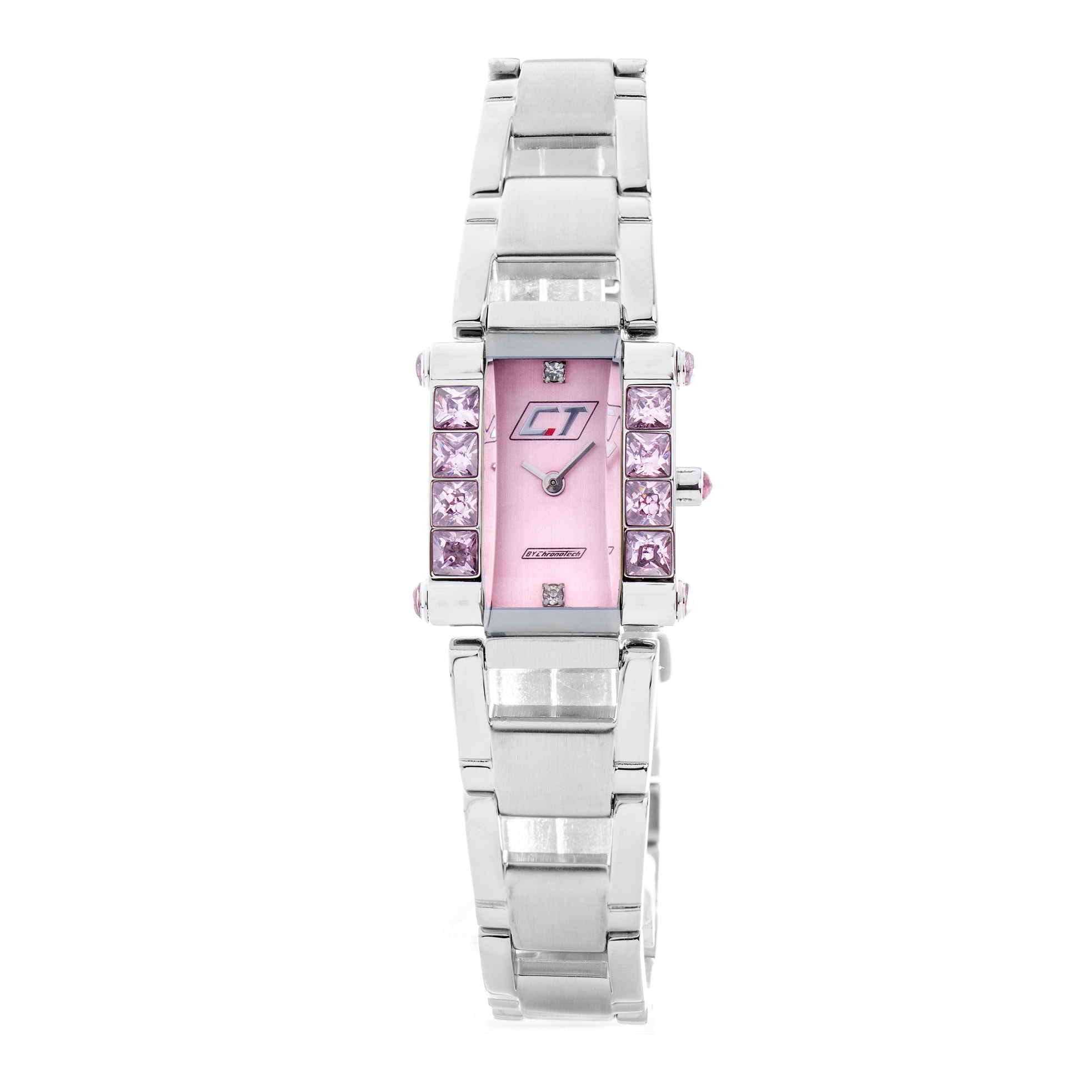 Reloj Chronotech CC7040LS-07M Mujer Analogico Cuarzo con Correa de Acero