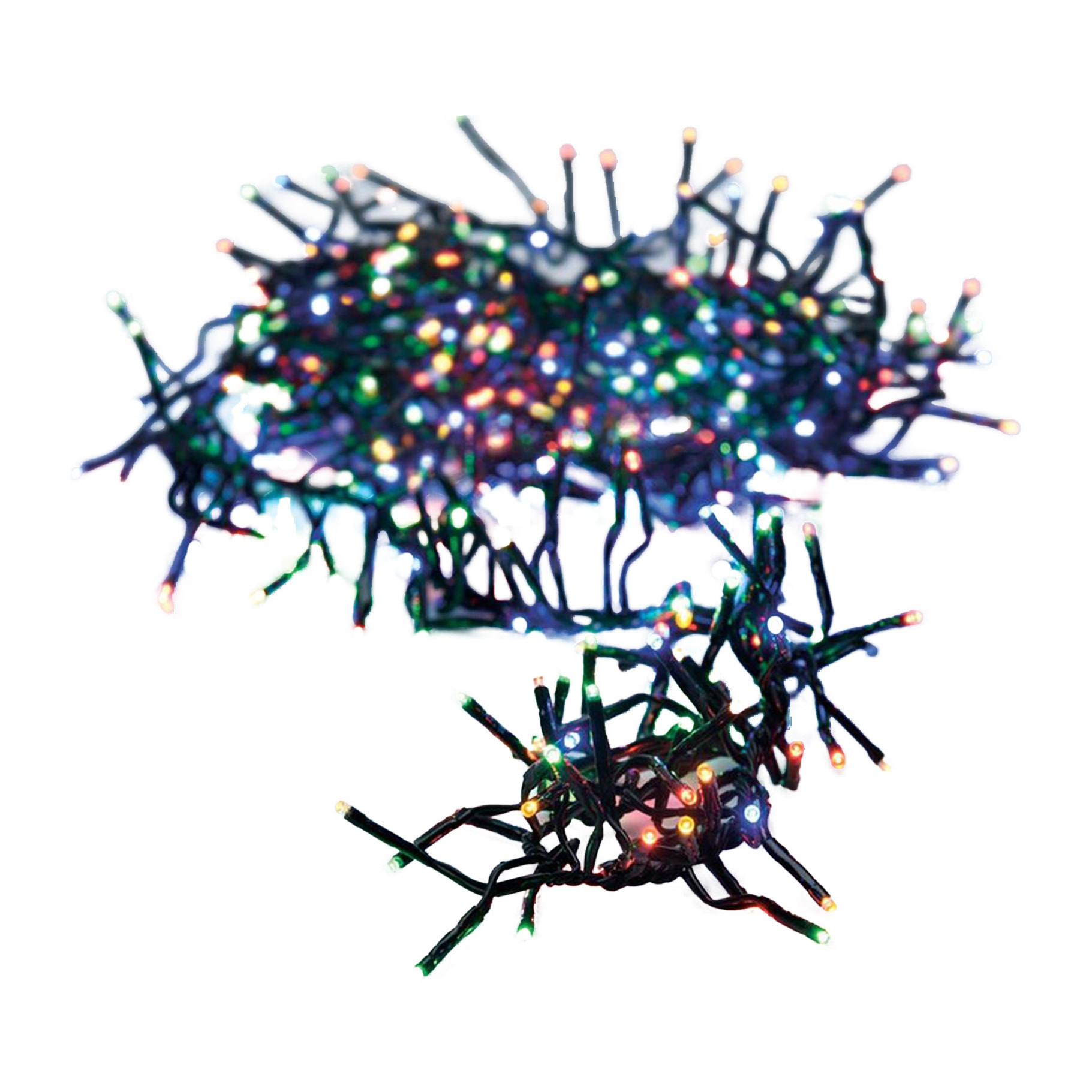 guirnalda de 192 luces led multicolor con 8 funciones y temporizador - 1,4 metros