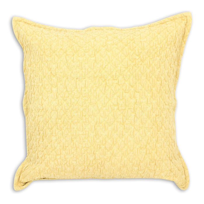 Coussin en coton à motif jaune 45cm GALI