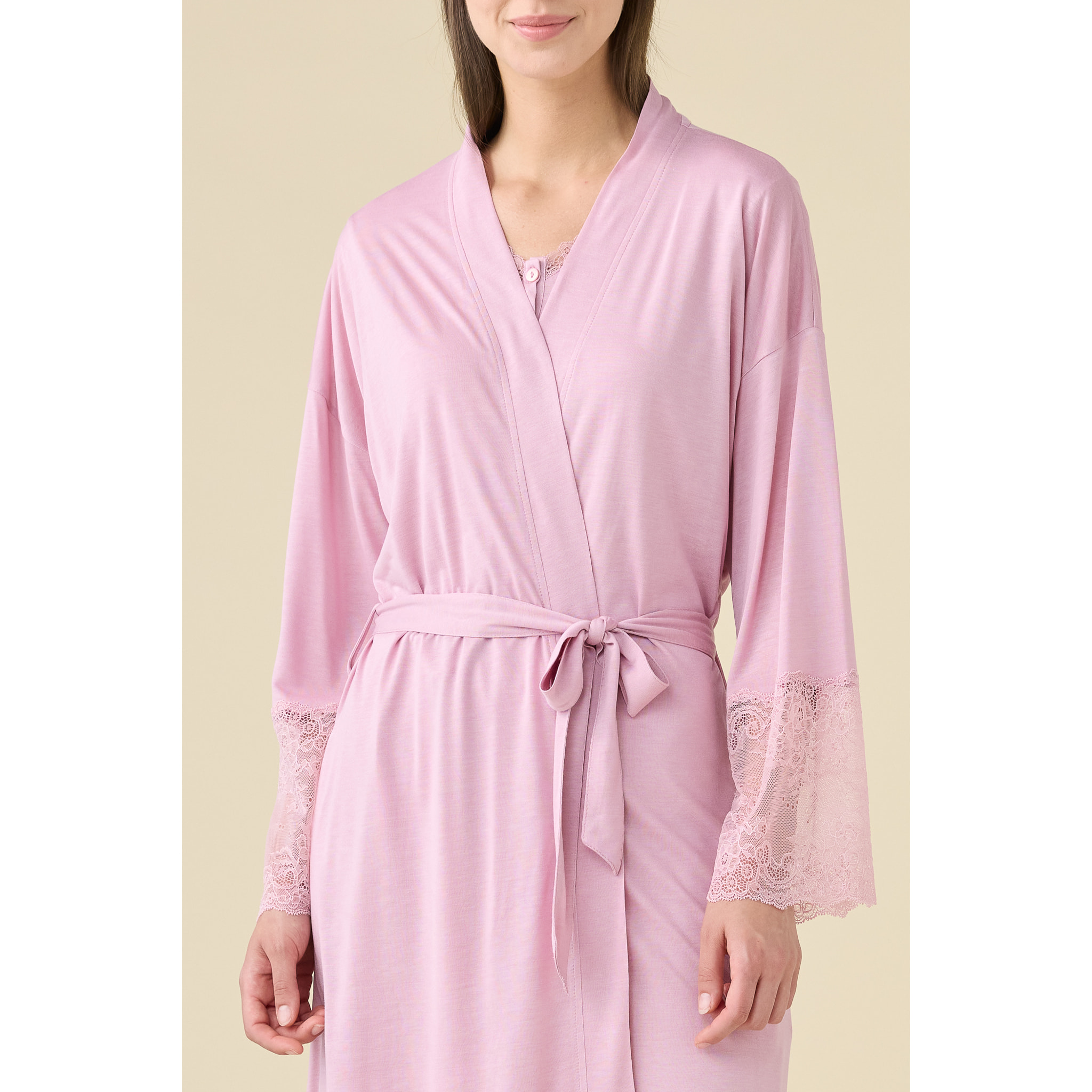 Vestaglia donna estiva modal articolo unito. Noidinotte