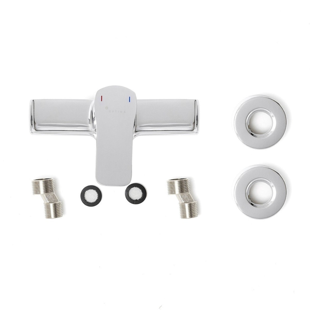 Cube Way mitigeur de douche sans set de douche, 150 mm, chrome (CU268)