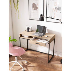 Escritorio Canterbury roble 79x105x48 cm