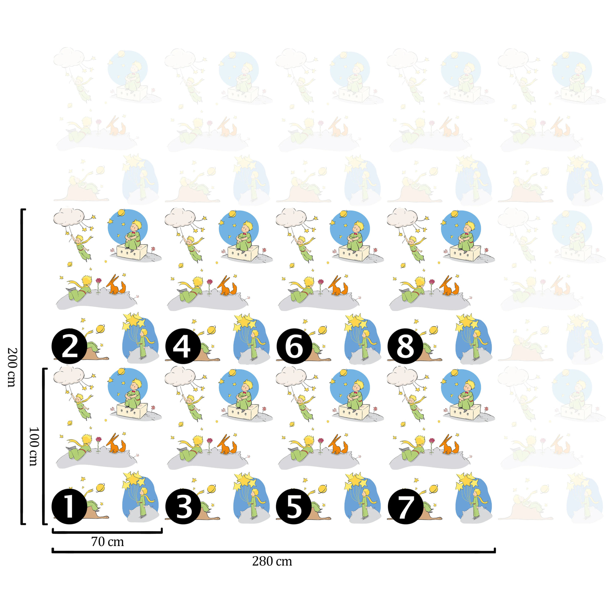 Carta da Parati Ufficiale Il Piccolo Principe Minimal