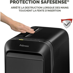 Destructeur FELLOWES MICROSHRED LX220 NOIR