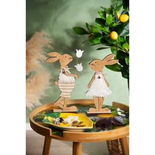 Set 6 piatti portata a forma di limone in ceramica Excelsa – Amalfi, Giallo