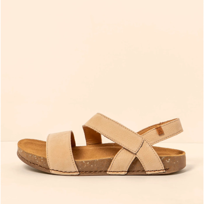 Sandalias N5791 NOBUCK LAVADO CREAM / BALANCE color Cream