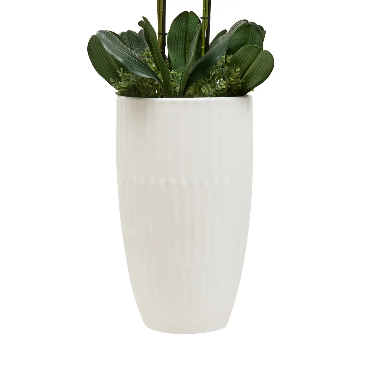 Fleur Artificielle Hotel H130cm avec Pot Blanc