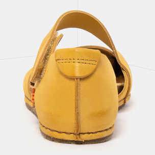 Sandalias 0384 ROMA YELLOW/ CRETA color Yellow