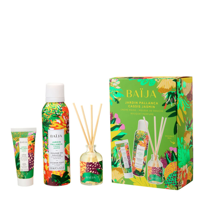Jardin Pallanca - Coffret Mousse de Douche 200 ml + 2 Produits