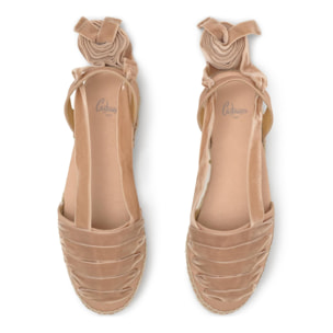 Alpargata embetada Kimita en raso