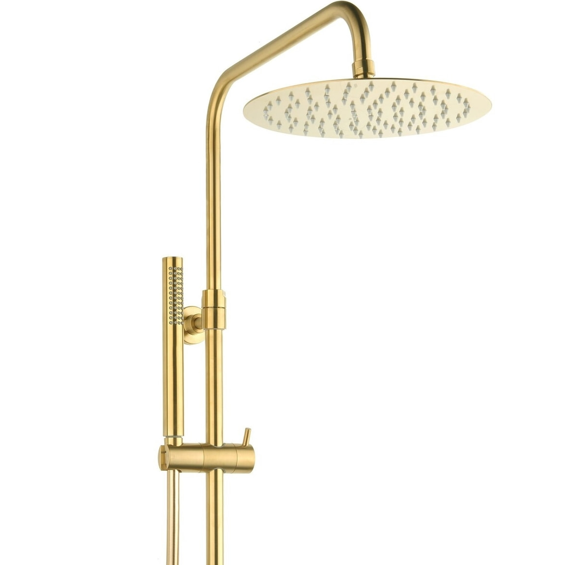 SAT DARK Colonne de douche avec Mitigeur Thermostatique, Or Brossé (SATDASSTKBZ)