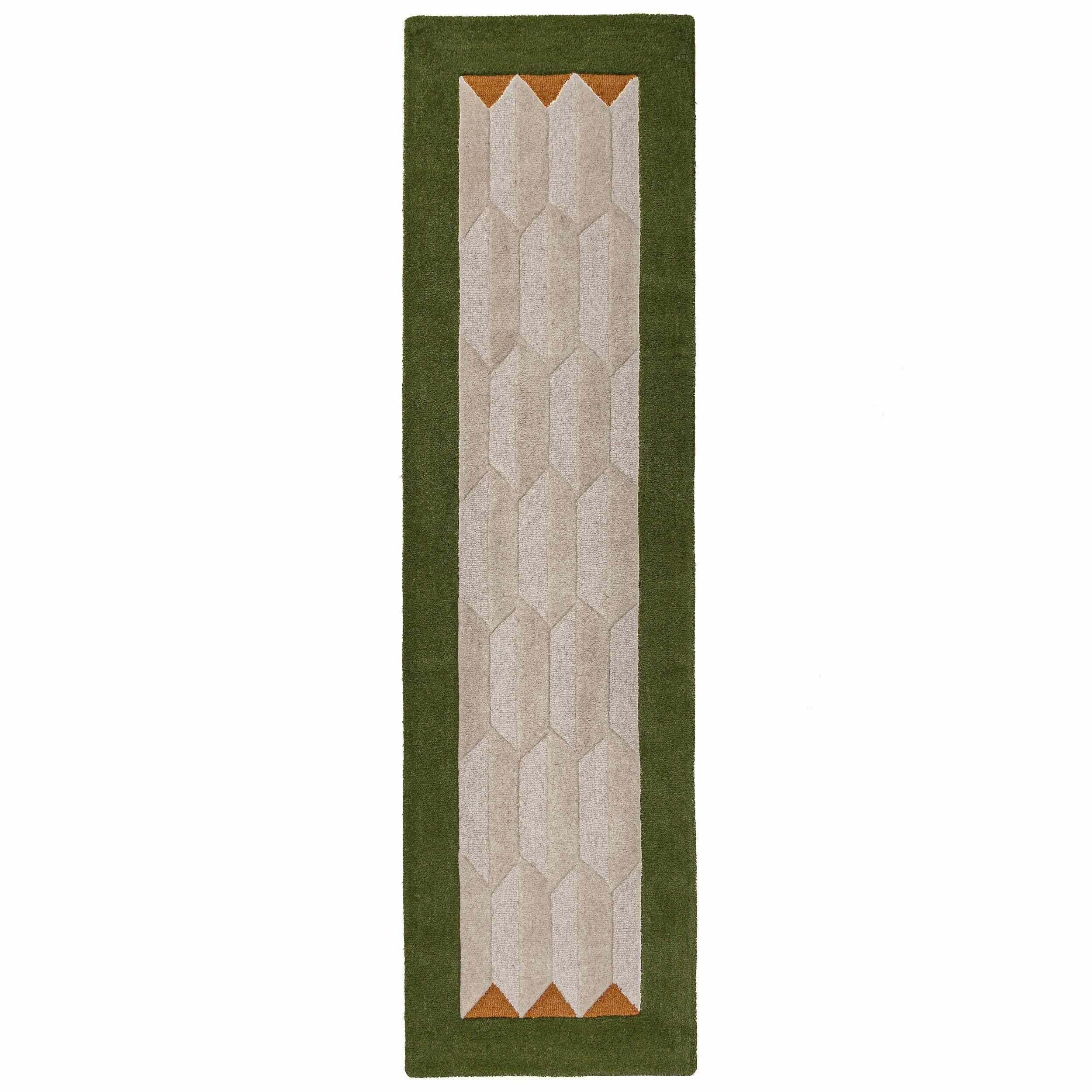Tapis de couloir en laine à bordure APEX BORDER