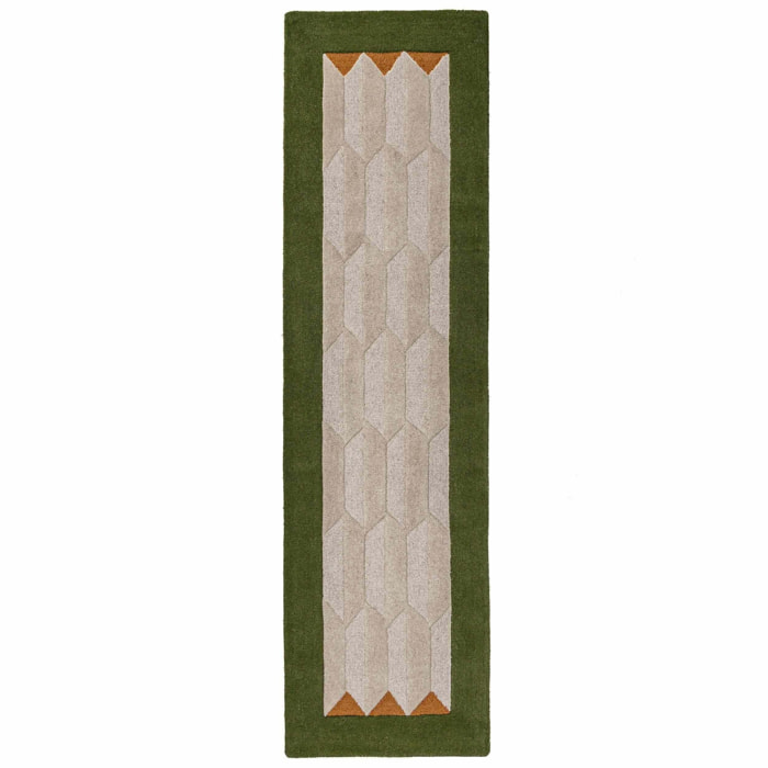 Tapis de couloir en laine à bordure APEX BORDER