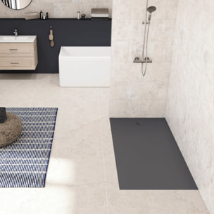 Receveur KINEDO Kinesurf Nova 180X100 gris anthracite