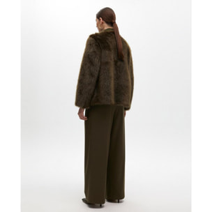 Cappotto in pelliccia corta