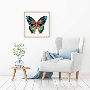 Puzzle in legno con design di farfalla. 200 pezzi.