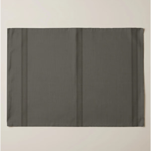 Lot de 2 sets de table anti-taches Nua Marron foncé