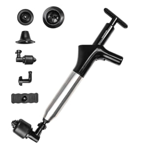 Sturalavandini ad aria compressa ad alta pressione con accessori e manometro 5 in 1 Jetpro InnovaGoods