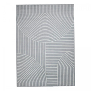 Tapis salon et chambre tissé motif géométrique SUDU