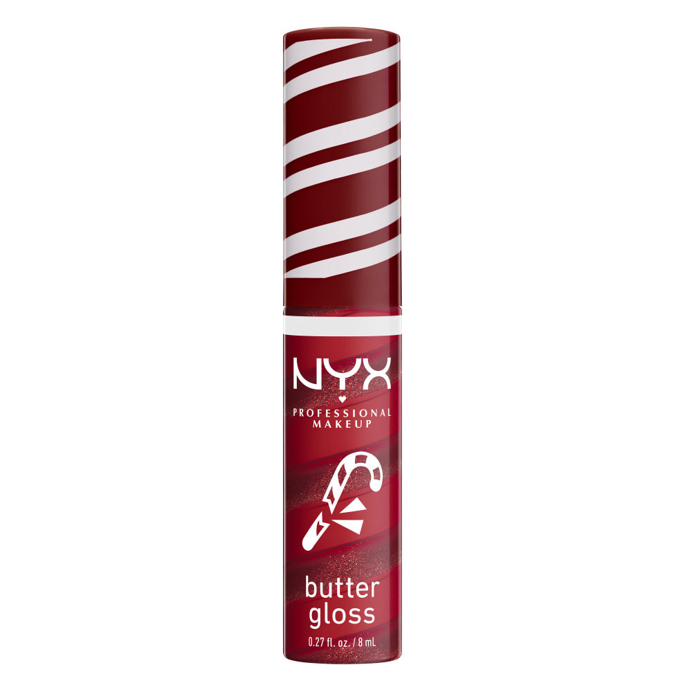 NYX Professional Makeup Butter Gloss Swirl Peppermint Edition Limitée Holidays 2024