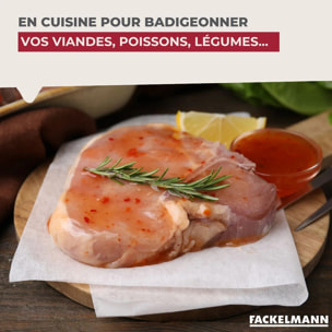 Pinceau de cuisine silicone 29 cm Fackelmann Acacia