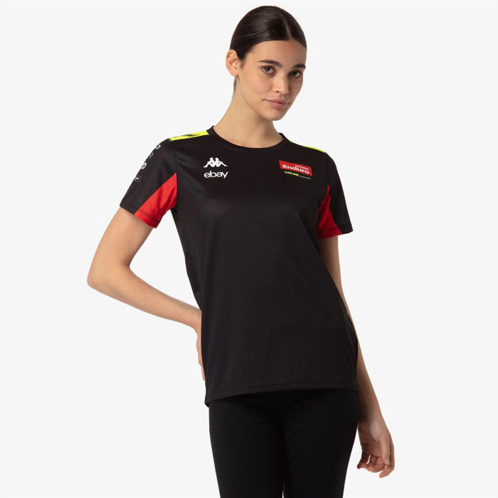 Kappa - Maglie gioco Donna Nero - Amirywone Vr46