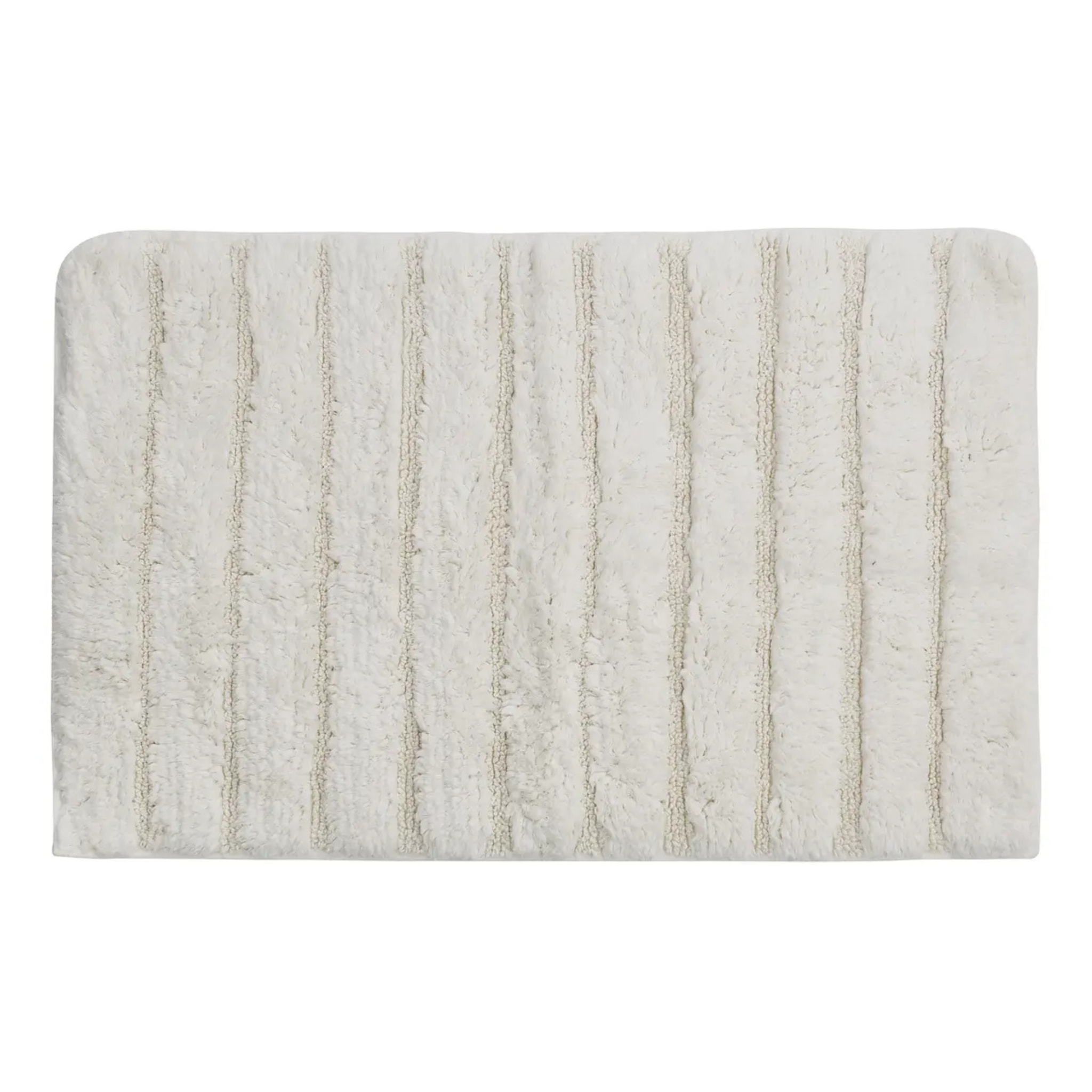 Tapis Solis rectangulaire 50x75cm blanc