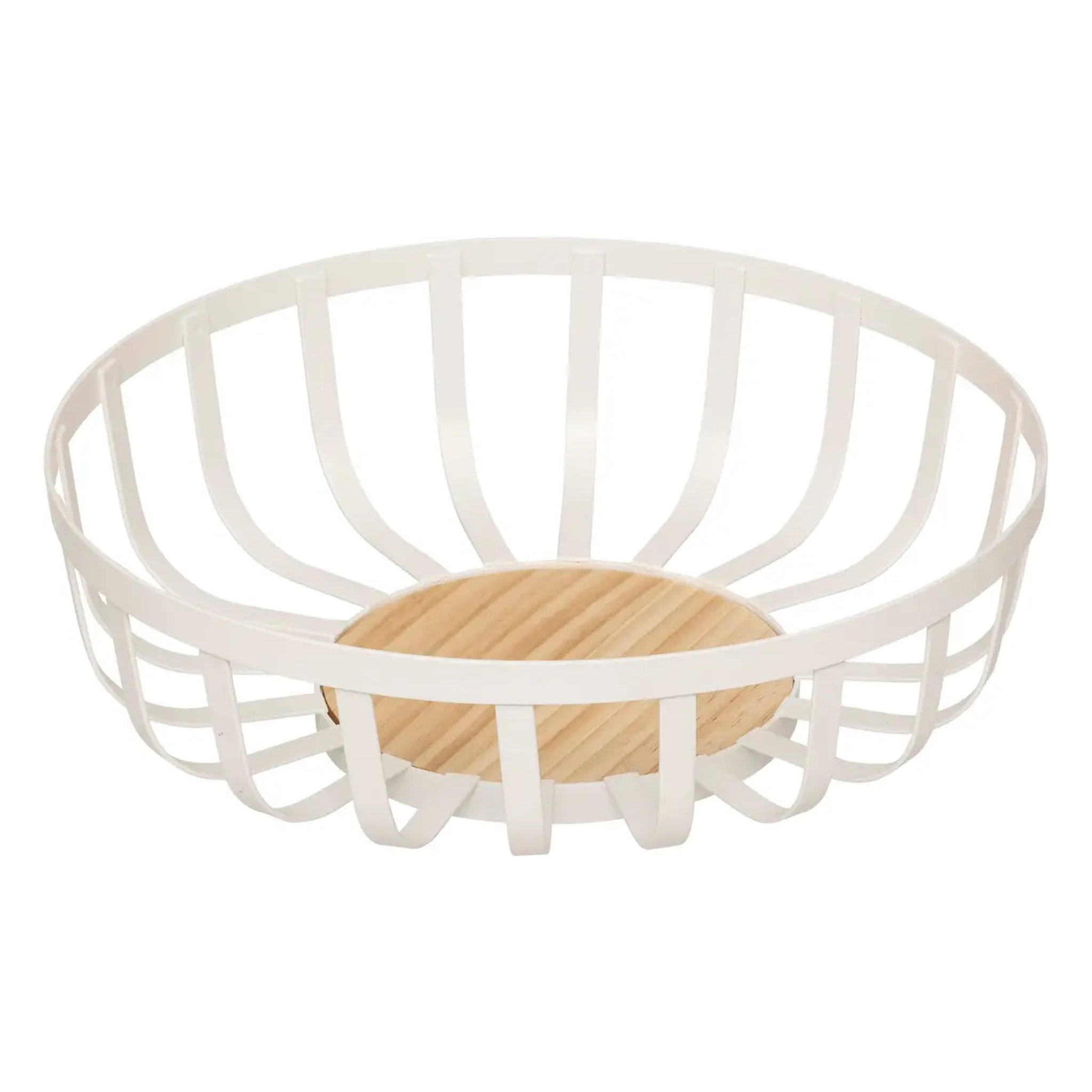 Corbeille à fruits Balm L28cm blanc