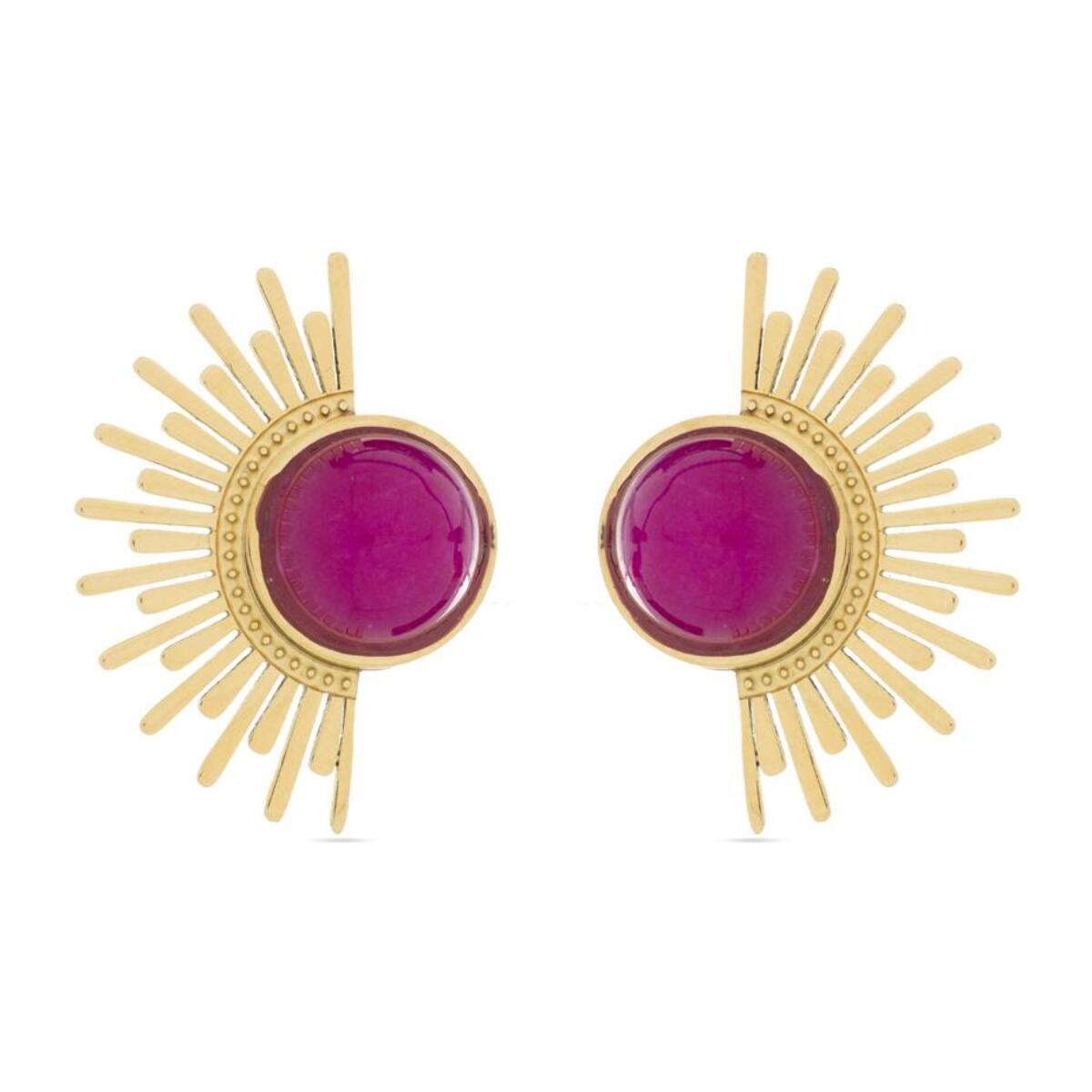 Pendientes Lux by Lux acabadoss oro 18k