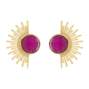 Pendientes Lux by Lux acabadoss oro 18k