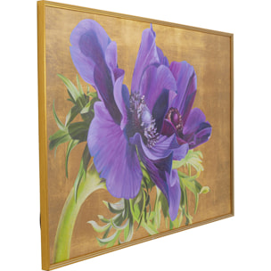 Tableau fleurs violettes 150x100cm Kare Design