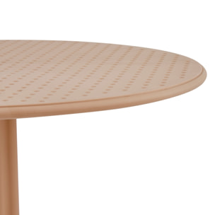 Tavolo alto da esterno in polipropilene 60x60x75cm tortora – Coimbra