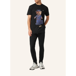 PHILIPP PLEIN Camiseta de cuello redondo y manga corta TEDDY