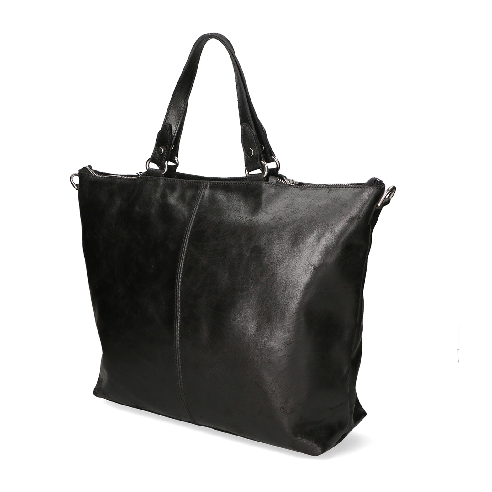 Borsa a spalla da Donna Elisamaria in Vera Pelle Made in Italy 34x49x12 cm