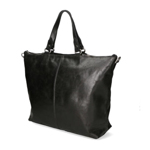 Borsa a spalla da Donna Elisamaria in Vera Pelle Made in Italy 34x49x12 cm