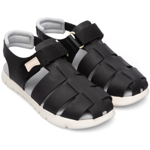 Camper Sandalias Niño Oruga Negro