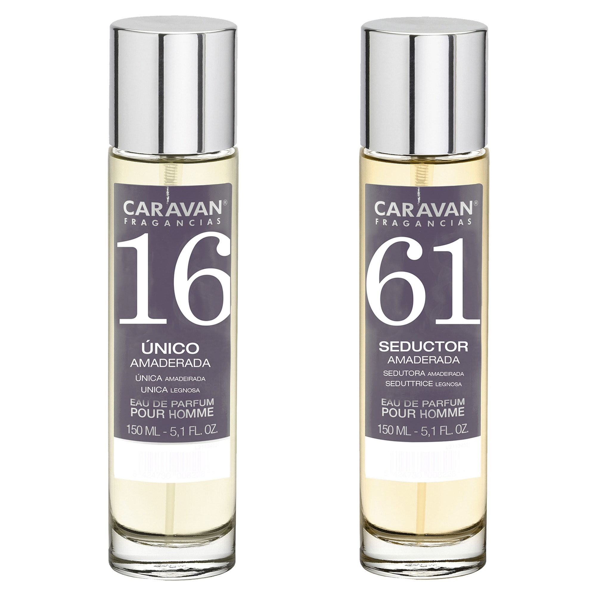 Set de 2 perfumes caravan hombre nº61 y nº 16