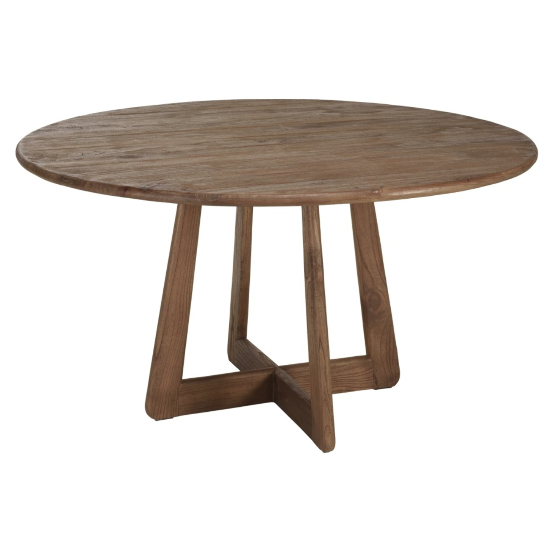 ROMY - Table à manger ronde 140x140cm en bois de mindi