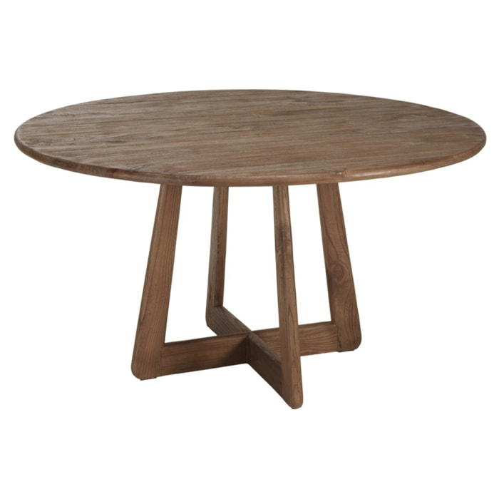 ROMY - Table à manger ronde 140x140cm en bois de mindi