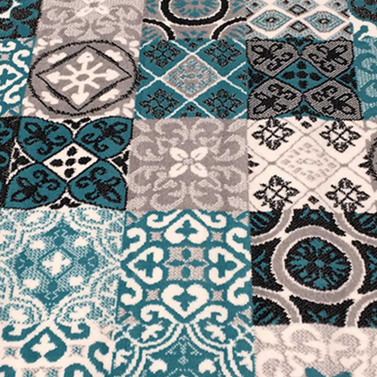 Tapis Revu motif carreaux de ciment